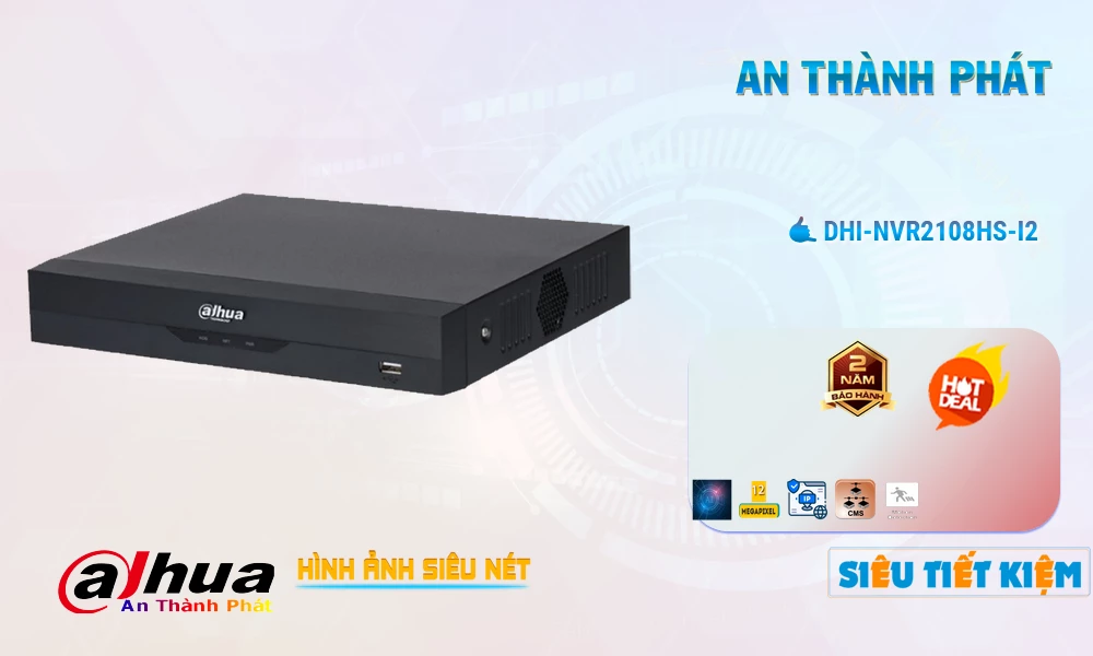 Đầu Ghi Camera DHI-NVR2108HS-I2 Dahua Chất Lượng