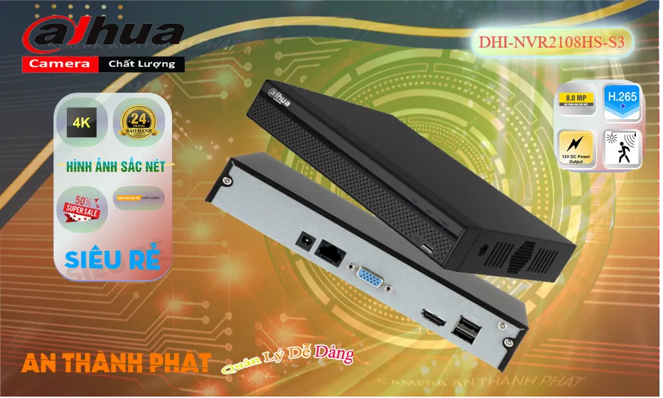 Đầu ghi Dahua DHI-NVR2108HS-S3