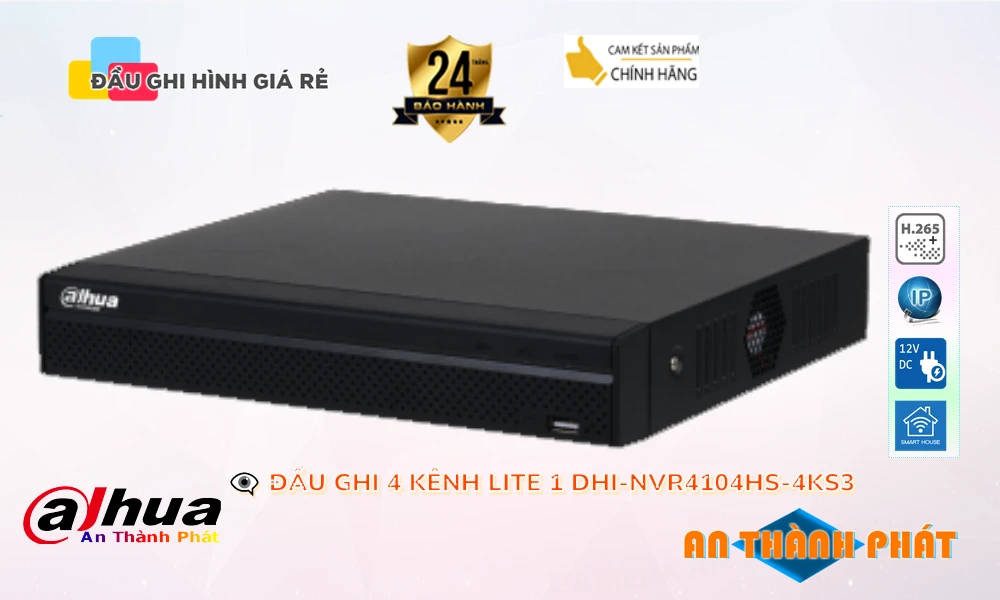 DHI-NVR4104HS-4KS3 Đầu ghi Camera Dahua