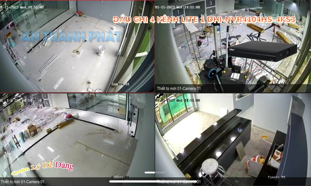 DHI-NVR4104HS-4KS3 Đầu ghi Camera Dahua