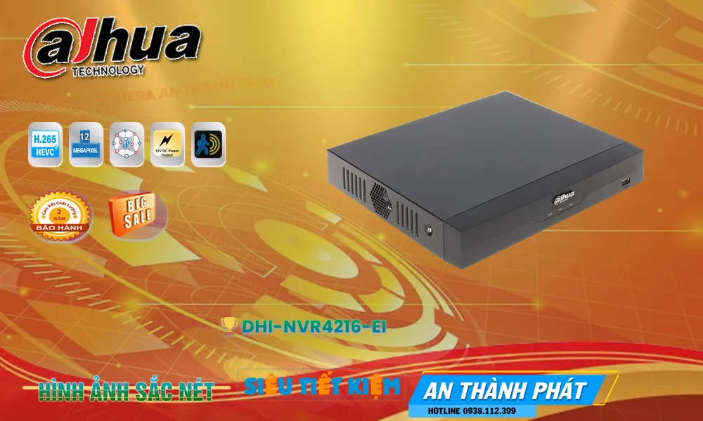 Đầu Thu DHI-NVR4216-EI Dahua