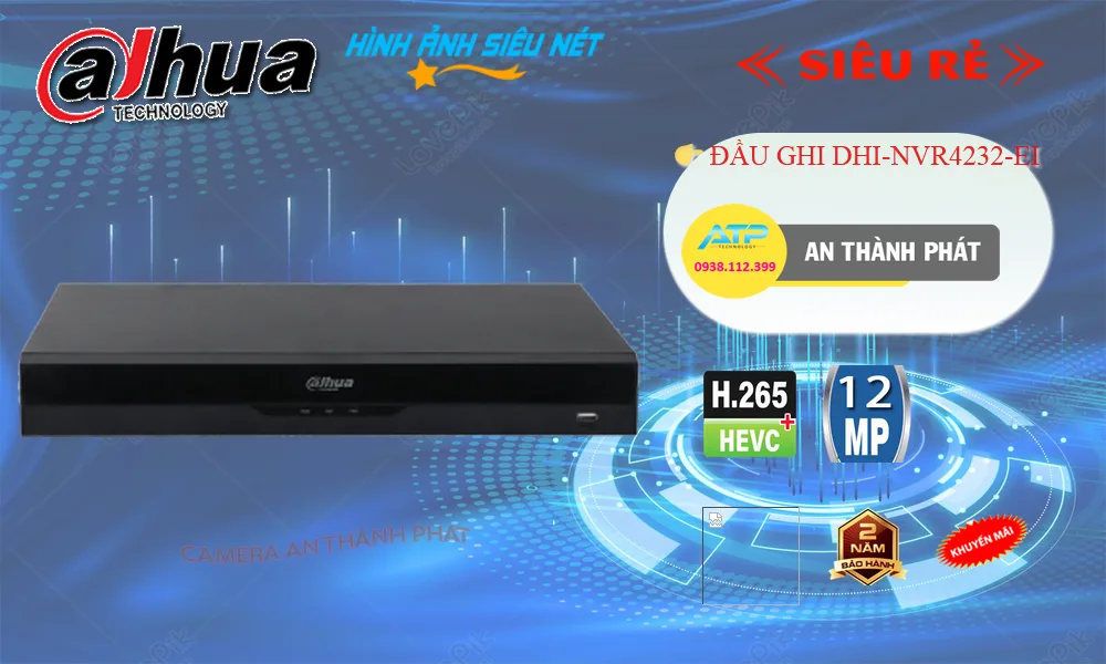 DHI-NVR4232-EI Đầu ghi Camera Dahua Giá rẻ