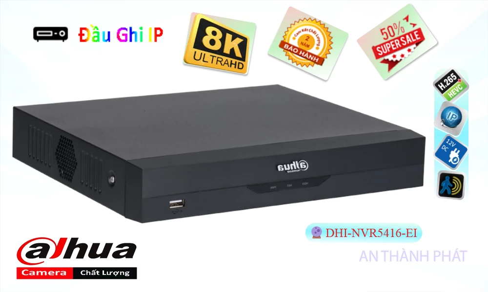 DHI-NVR5416-EI Đầu ghi Camera Dahua Giá rẻ