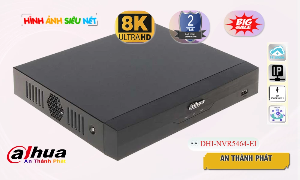 DHI-NVR5464-EI Đầu Thu Dahua DHI-NVR5464-EI Đầu Thu Dahua