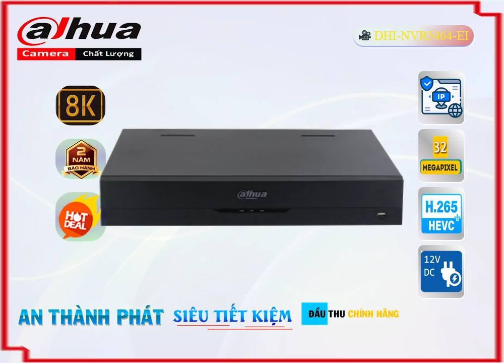 DHI-NVR5464-EI Đầu Thu Dahua DHI-NVR5464-EI Đầu Thu Dahua