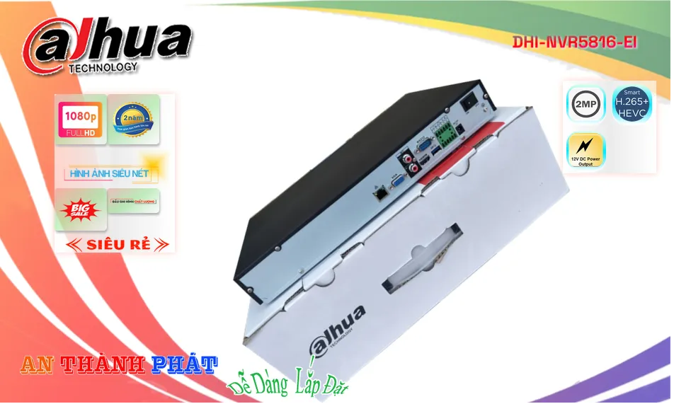 ✅ DHI-NVR5816-EI Đầu Thu Dahua