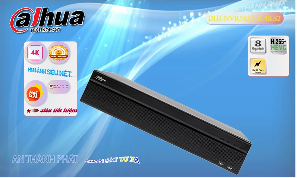DHI-NVR5832-R-4KS2 Đầu Ghi Hình