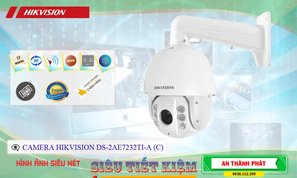 DS-2AE7232TI-A (C) sắc nét Hikvision