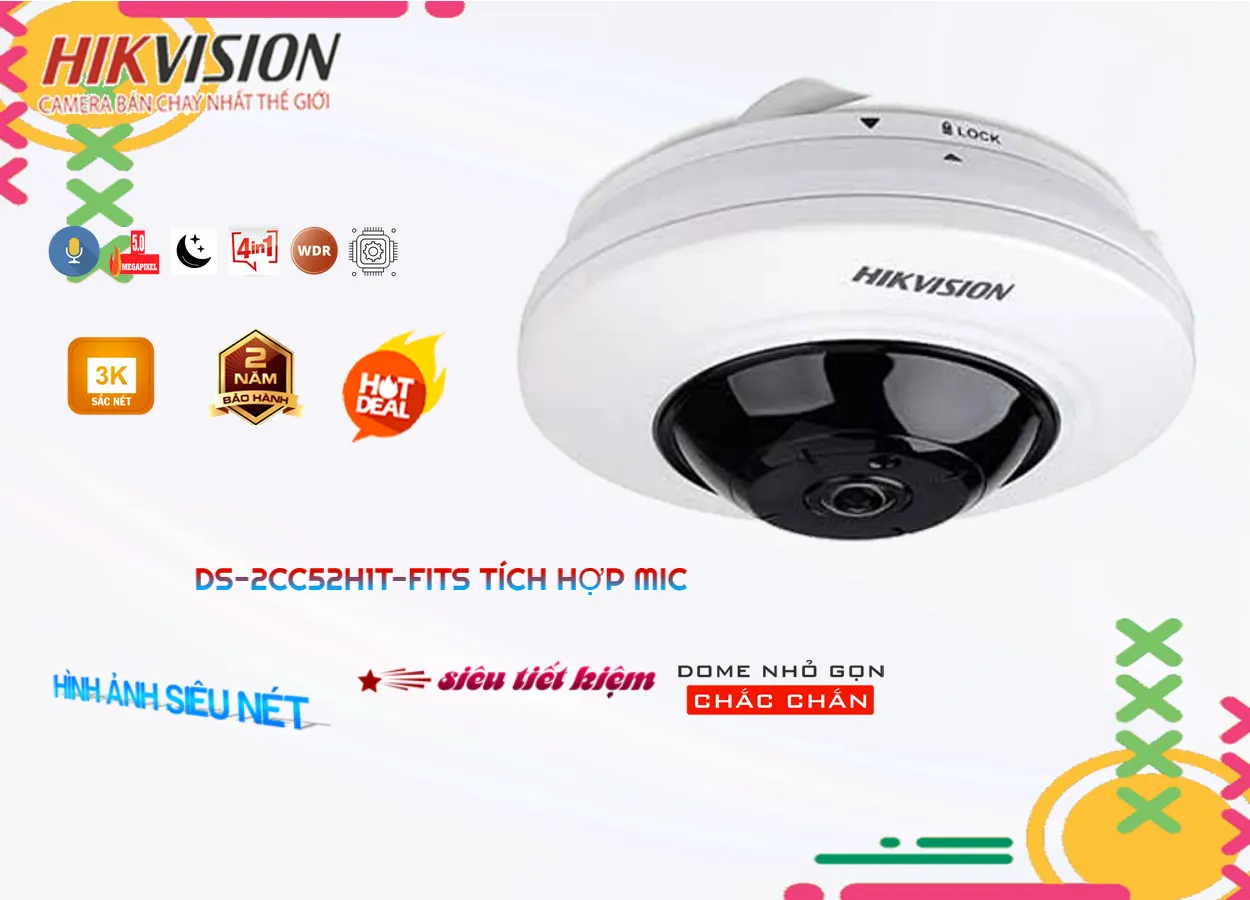 Camera Hikvision Chất Lượng DS-2CC52H1T-FITS Camera Hikvision Chất Lượng DS-2CC52H1T-FITS