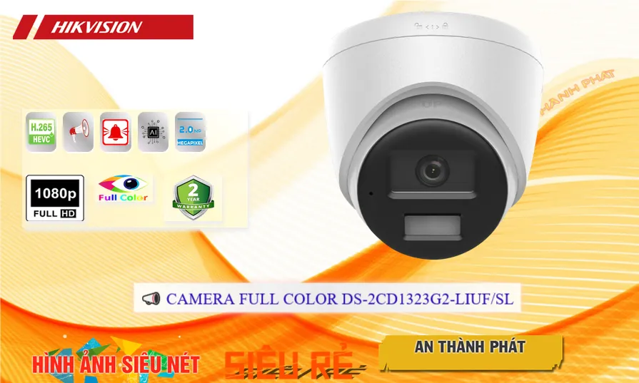 DS-2CD1323G2-LIUF/SL camera sắc nét Hikvision
