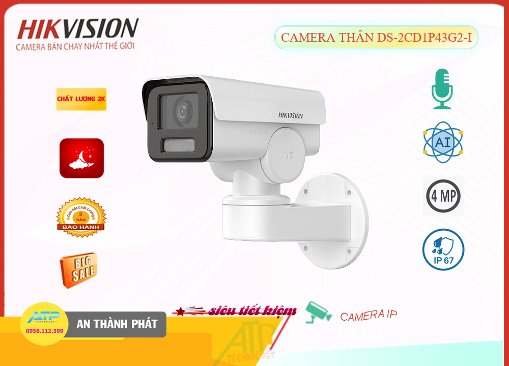 ❇ DS-2CD1P43G2-I Giá tốt Hikvision ❇ DS-2CD1P43G2-I Giá tốt Hikvision