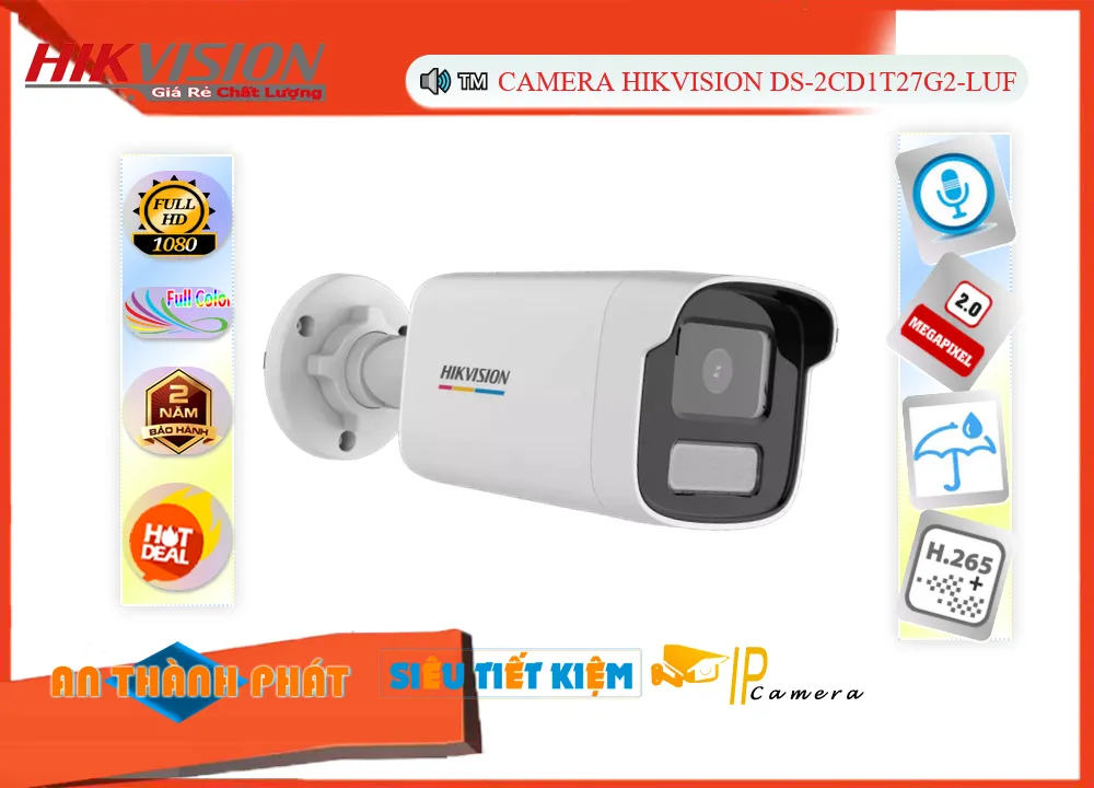DS-2CD1T27G2-LUF Hình Ảnh Đẹp Hikvision DS-2CD1T27G2-LUF Hình Ảnh Đẹp Hikvision