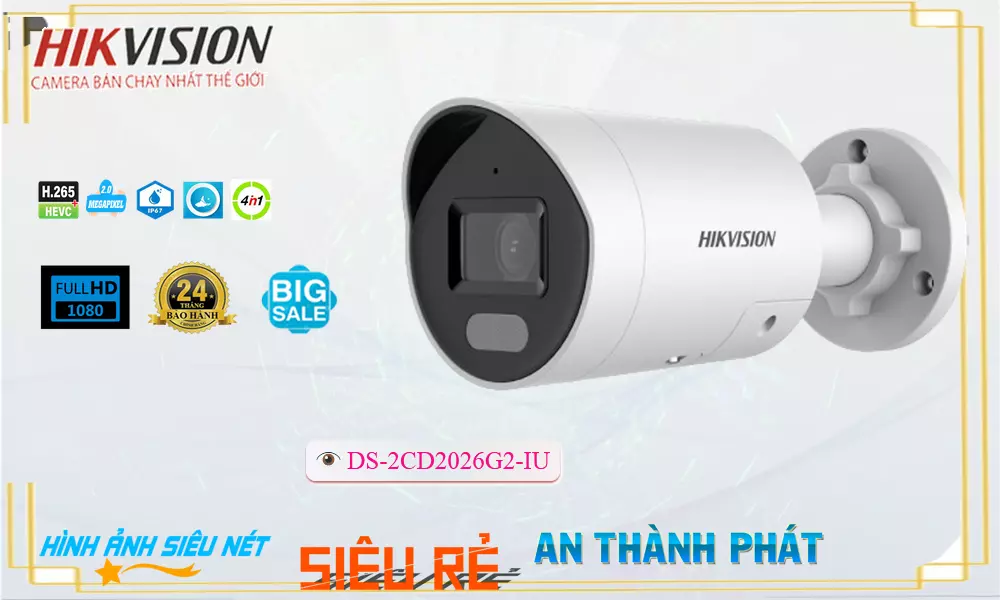 Camera Hikvision DS-2CD2026G2-IU Camera Hikvision DS-2CD2026G2-IU