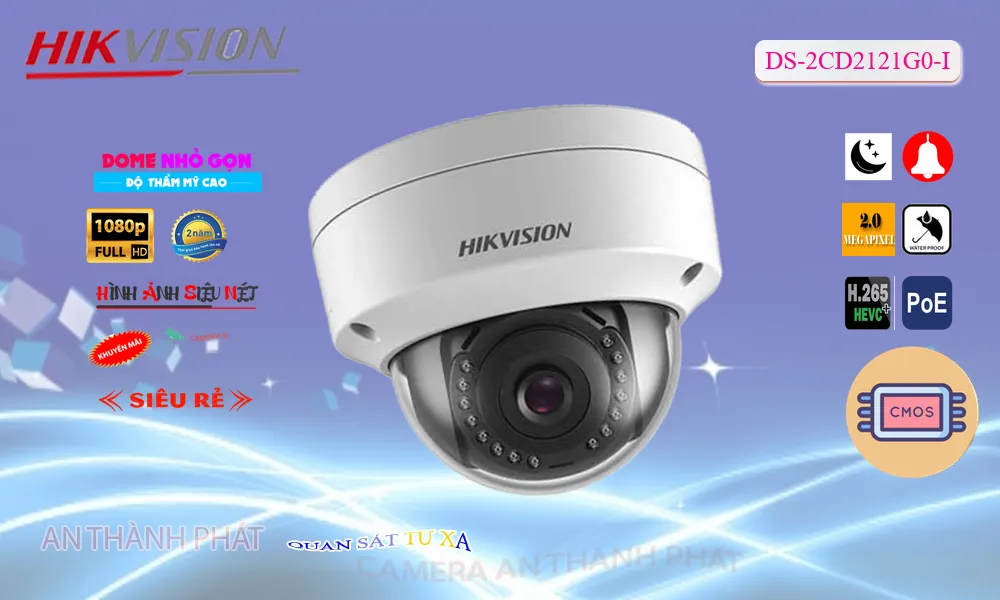 DS-2CD2121G0-I Camera Giám Sát