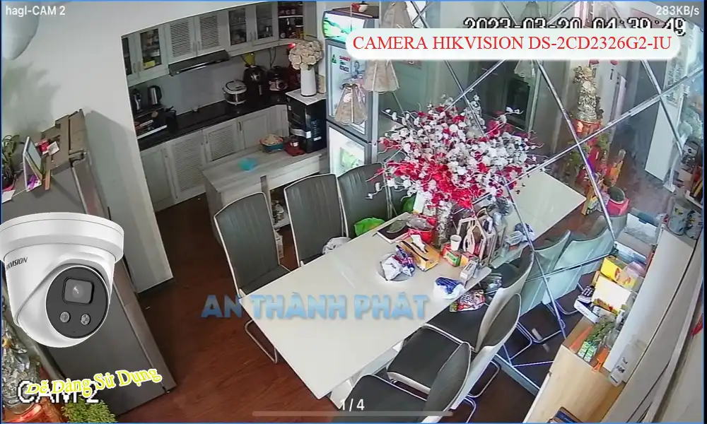 DS-2CD2326G2-IU sắc nét Hikvision