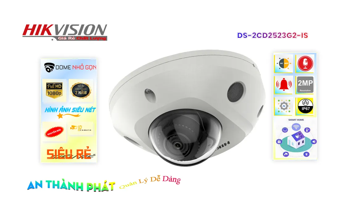 DS-2CD2523G2-IS Camera Hikvision DS-2CD2523G2-IS Camera Hikvision