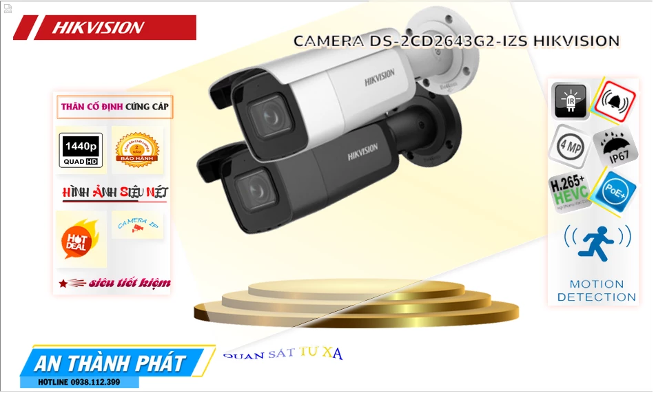 DS-2CD2643G2-IZS Camera Hikvision ❂