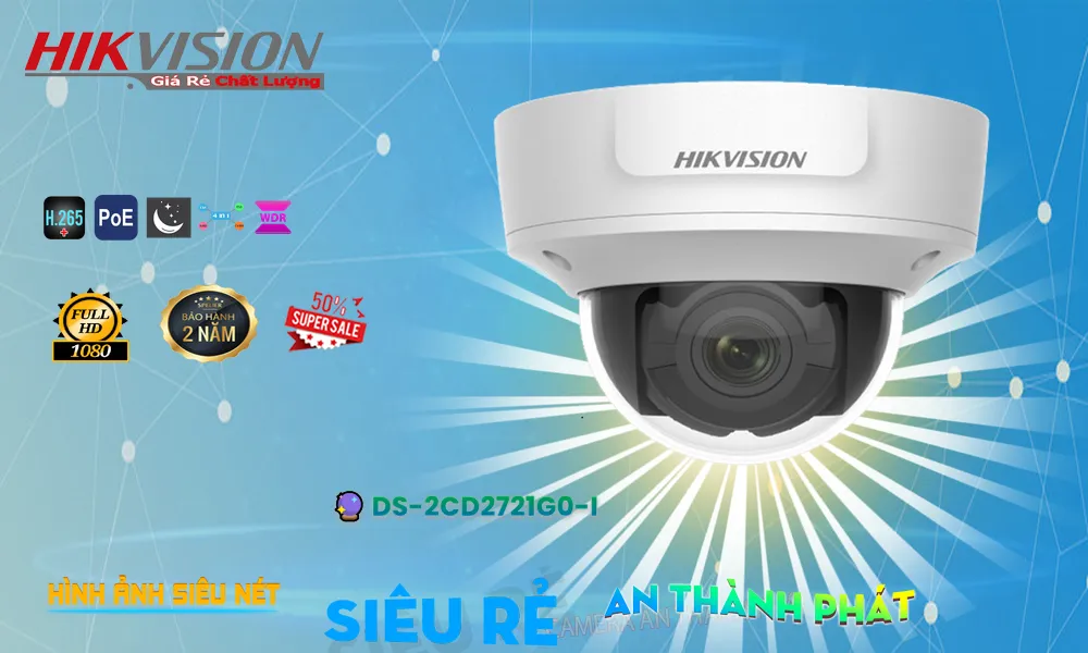 Camera Hikvision DS-2CD2721G0-I