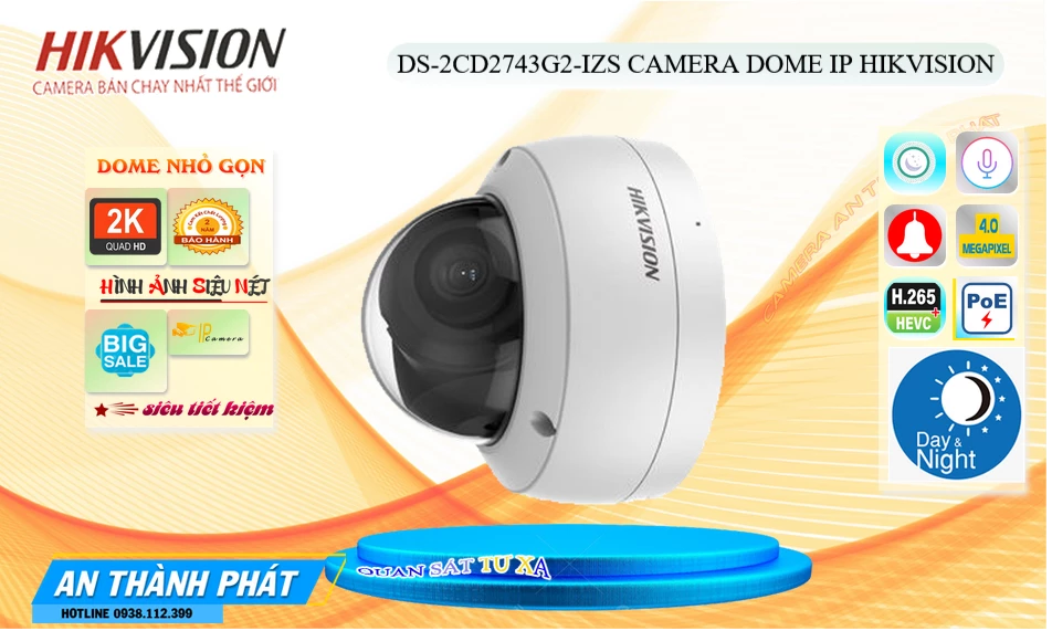 DS-2CD2743G2-IZS Hikvision Chất Lượng DS-2CD2743G2-IZS Hikvision Chất Lượng