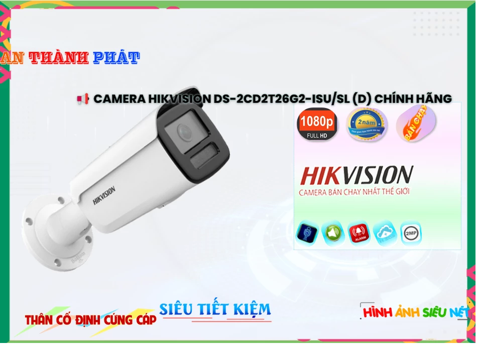Camera Hikvision DS-2CD2T26G2-ISU/SL(D),Giá DS-2CD2T26G2-ISU/SL(D) Cấp Nguồ Qua Dây Mạng ,Bán Sỉ DS-2CD2T26G2-ISU/SL(D), Loại Camera DS-2CD2T26G2-ISU/SL(D) Bán Lỗ,DS-2CD2T26G2-ISU/SL(D) chiết khấu cao,công nghê DS-2CD2T26G2-ISU/SL(D) FULL HD 1080P ,DS-2CD2T26G2-ISU/SL(D) Công Nghệ Mới,thông số DS-2CD2T26G2-ISU/SL(D),DS-2CD2T26G2-ISU/SL(D) Giá rẻ nhất,DS-2CD2T26G2-ISU/SL(D) Chiết khấu cao,DS-2CD2T26G2-ISU/SL(D) Đang giảm giá,DS-2CD2T26G2-ISU/SL(D) mới,Bán giá rẻ DS-2CD2T26G2-ISU/SL(D)