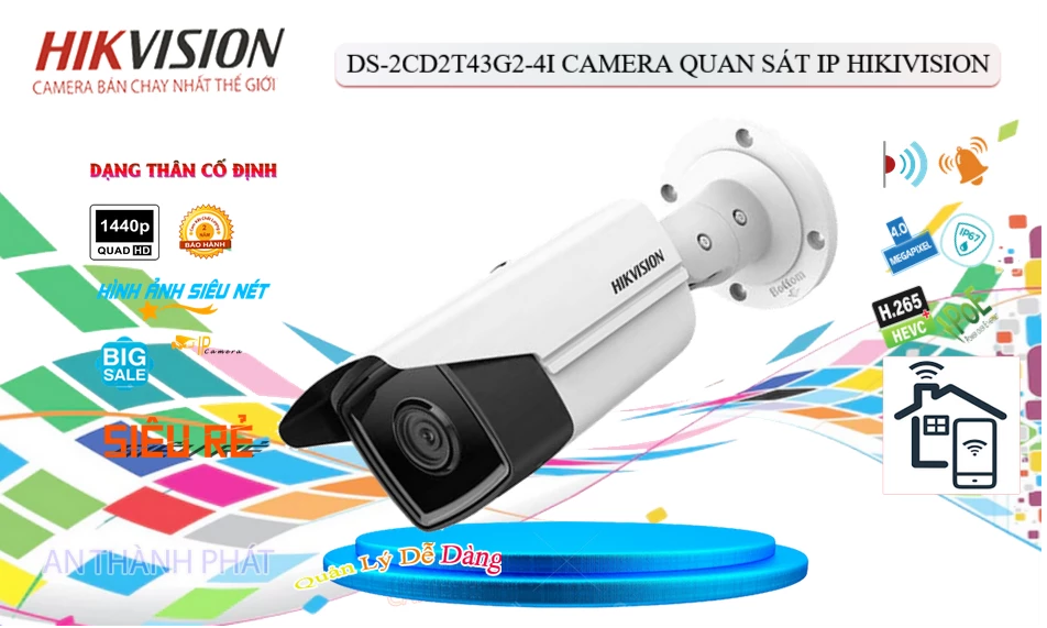 Hikvision DS-2CD2T43G2-4I