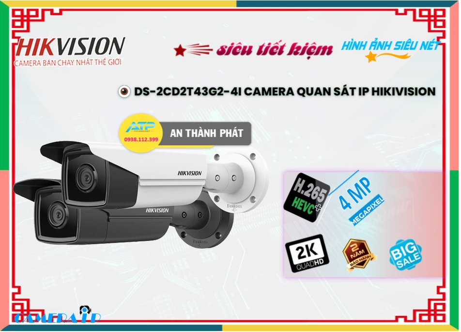 Camera Hikvision DS-2CD2T43G2-4I,Bán Giá DS-2CD2T43G2-4I,DS-2CD2T43G2-4I Chiết khấu cao,bán ,Bán Sỉ  Camera Giá re ,cửa hàng bán DS-2CD2T43G2-4I Ip POE sắc nét ,DS-2CD2T43G2-4I Tốt nhất,Giá Bán DS-2CD2T43G2-4I,DS-2CD2T43G2-4I chiết khấu cao,DS-2CD2T43G2-4I bán rẻ