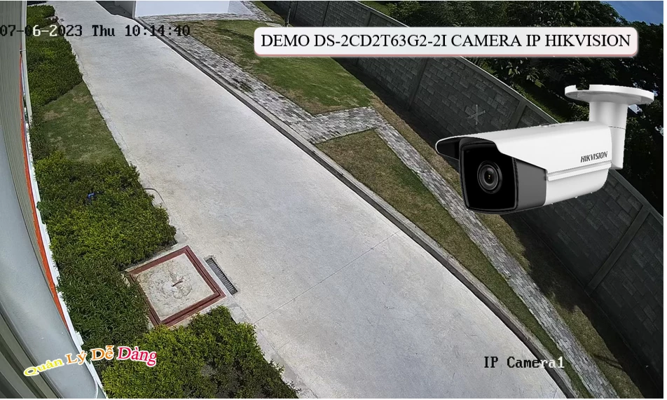 Camera  Hikvision DS-2CD2T63G2-2I Thiết kế Đẹp