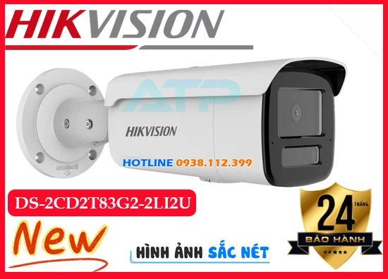 Camera HIKVISION DS-2CD2T83G2-2LI2U 8MP, camera quan sát DS-2CD2T83G2-2LI2U, camera giám sát DS-2CD2T83G2-2LI2U, lắp đặt camera DS-2CD2T83G2-2LI2U