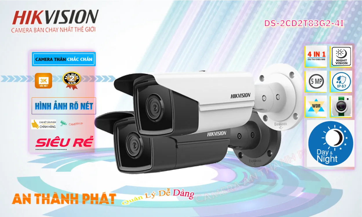DS-2CD2T83G2-4I Camera Hikvision Giá rẻ DS-2CD2T83G2-4I Camera Hikvision Giá rẻ