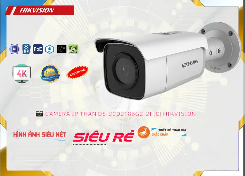 Camera Hikvision DS-2CD2T86G2-2I (C),DS 2CD2T86G2 2I (C),Giá Bán ,DS-2CD2T86G2-2I (C) 8.0 MP Siêu sắc nét Ultra 4k với 8MP  Giá chiết khấu,Nơi Lắp  Camera Giá re DS-2CD2T86G2-2I (C),thông số DS-2CD2T86G2-2I (C),DS-2CD2T86G2-2I (C) giá mới nhất,DS-2CD2T86G2-2I (C) bán rẻ,DS-2CD2T86G2-2I (C) Chất Lượng,bán DS-2CD2T86G2-2I (C),tuổi thọ DS-2CD2T86G2-2I (C),Bán Giá  Ip POE sắc nét DS-2CD2T86G2-2I (C),phân phối DS-2CD2T86G2-2I (C),DS-2CD2T86G2-2I (C) giá hấp dẫn