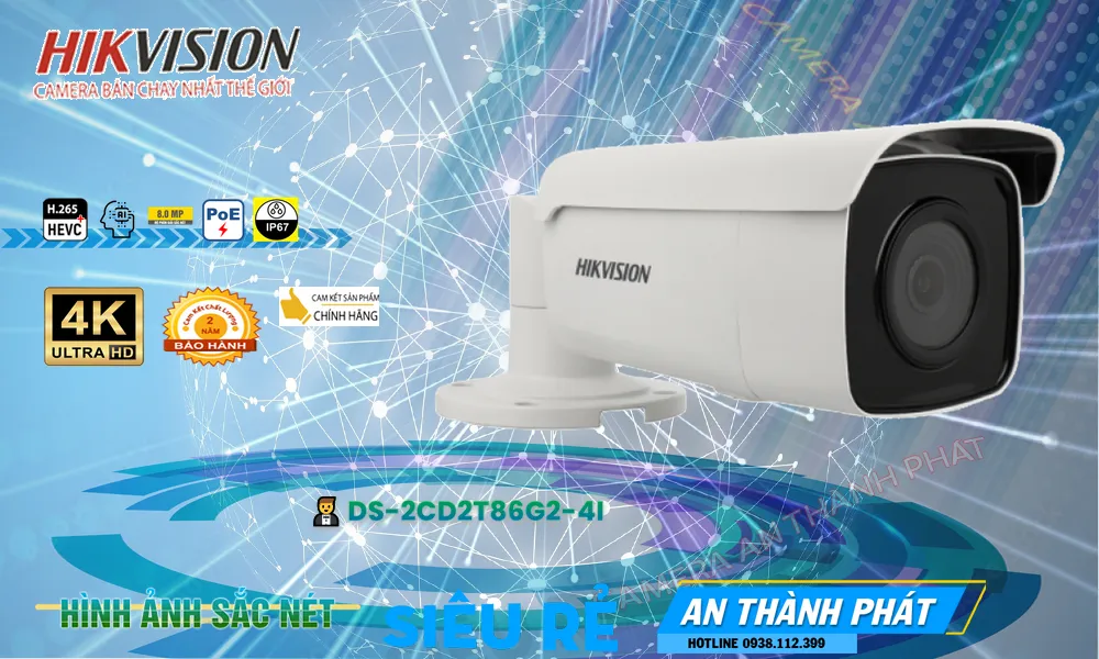 DS-2CD2T86G2-4I Camera Giá Rẻ Hikvision