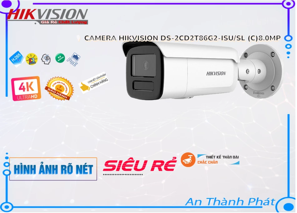 Camera Hikvision DS-2CD2T86G2-ISU/SL(C),DS-2CD2T86G2-ISU/SL(C) Giá rẻ,DS-2CD2T86G2-ISU/SL(C) tốt nhất,Thông số DS-2CD2T86G2-ISU/SL(C) Công Nghệ IP ,Bán rẻ DS-2CD2T86G2-ISU/SL(C),Giá DS-2CD2T86G2-ISU/SL(C) Siêu sắc nét Ultra 4k 8.0 MP ,Giá kỹ thuật ,DS-2CD2T86G2-ISU/SL(C) Bán Sỉ,Giá Bán DS-2CD2T86G2-ISU/SL(C),Địa Chỉ Bán DS-2CD2T86G2-ISU/SL(C),thông số DS-2CD2T86G2-ISU/SL(C),DS-2CD2T86G2-ISU/SL(C) Tốt nhất,DS-2CD2T86G2-ISU/SL(C) Giá Khuyến Mãi