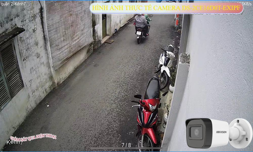 ⟹ Camera DS-2CE16D0T-EXIPF Hikvision