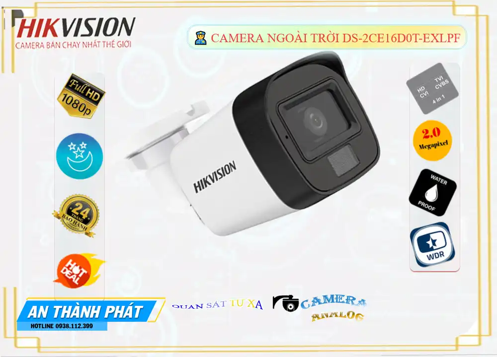 DS-2CE16D0T-EXLPF Hình Ảnh Đẹp Hikvision DS-2CE16D0T-EXLPF Hình Ảnh Đẹp Hikvision