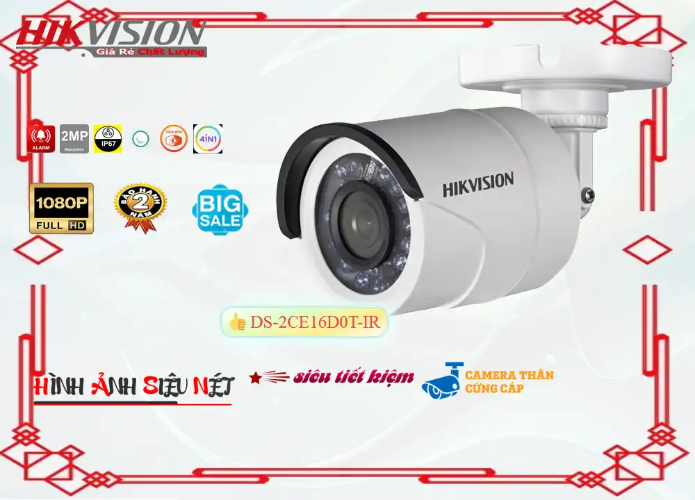 DS-2CE16D0T-IRF Camera Hikvision DS-2CE16D0T-IRF Camera Hikvision