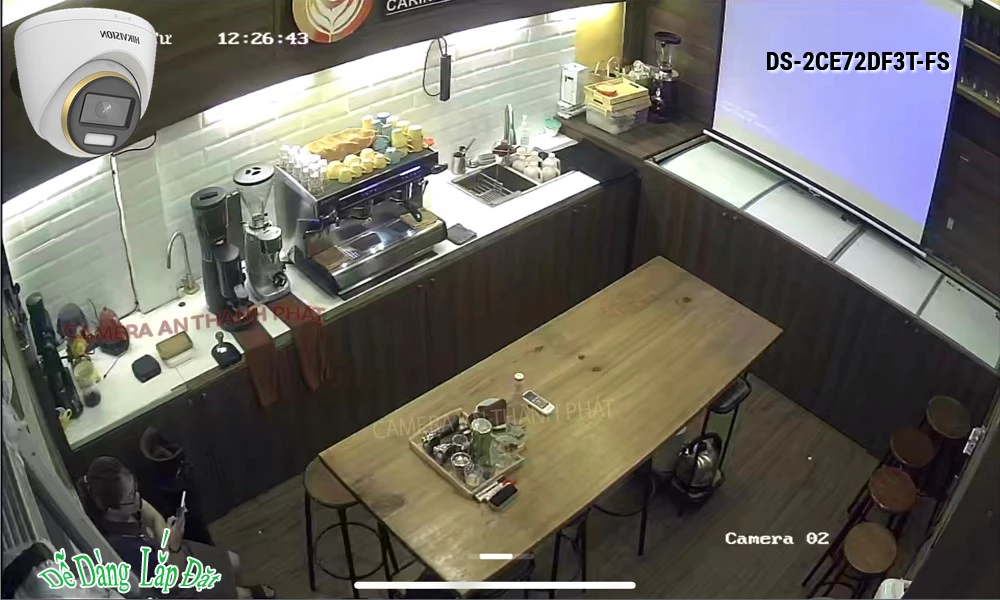 Hikvision DS-2CE72DF3T-FS Sắc Nét Hikvision DS-2CE72DF3T-FS Sắc Nét