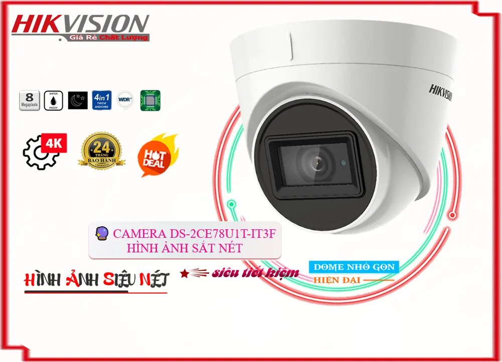 Camera Hikvision DS-2CE78U1T-IT3F Mẫu Đẹp Camera Hikvision DS-2CE78U1T-IT3F Mẫu Đẹp