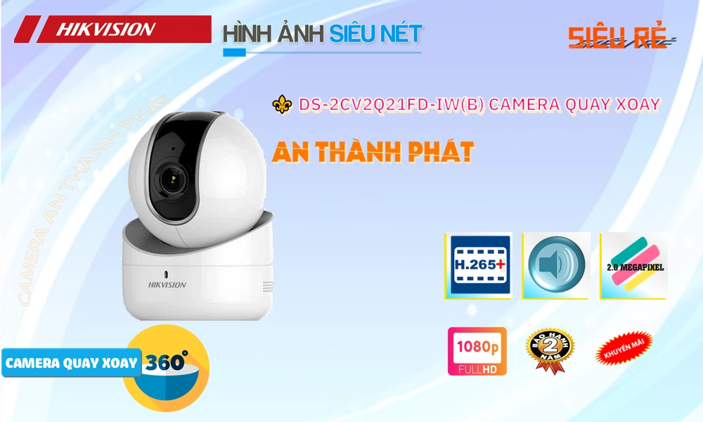 Camera DS-2CV2Q21FD-IW(B) Hikvision