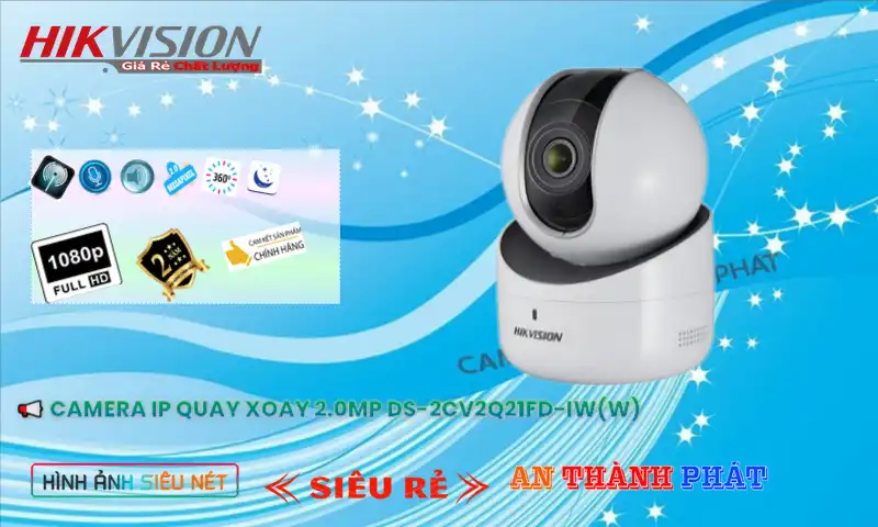 DS-2CV2Q21FD-IW(W) sắc nét Hikvision