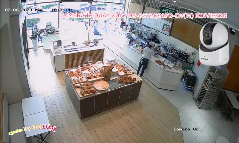 DS-2CV2Q21FD-IW(W) sắc nét Hikvision