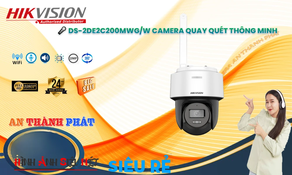DS-2DE2C200MWG/W Camera Chính Hãng Hikvision DS-2DE2C200MWG/W Camera Chính Hãng Hikvision