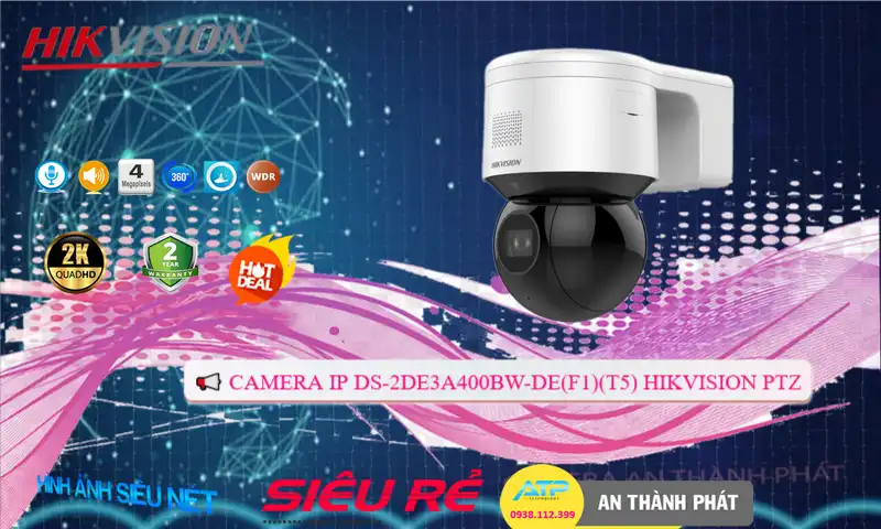Camera Hikvision DS-2DE3A400BW-DE(F1)(T5)