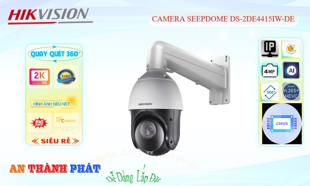 DS-2DE4415IW-DE Camera Công Nghệ IP Chất Lượng Hikvision