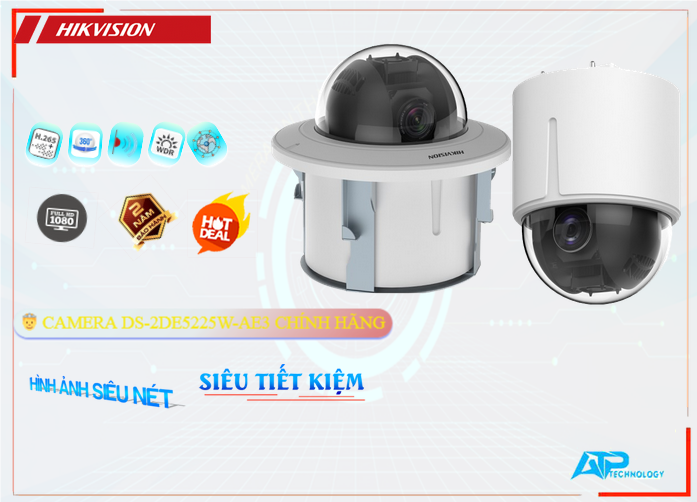 Camera Hikvision DS-2DE5225W-AE3 Tiết Kiệm Camera Hikvision DS-2DE5225W-AE3 Tiết Kiệm