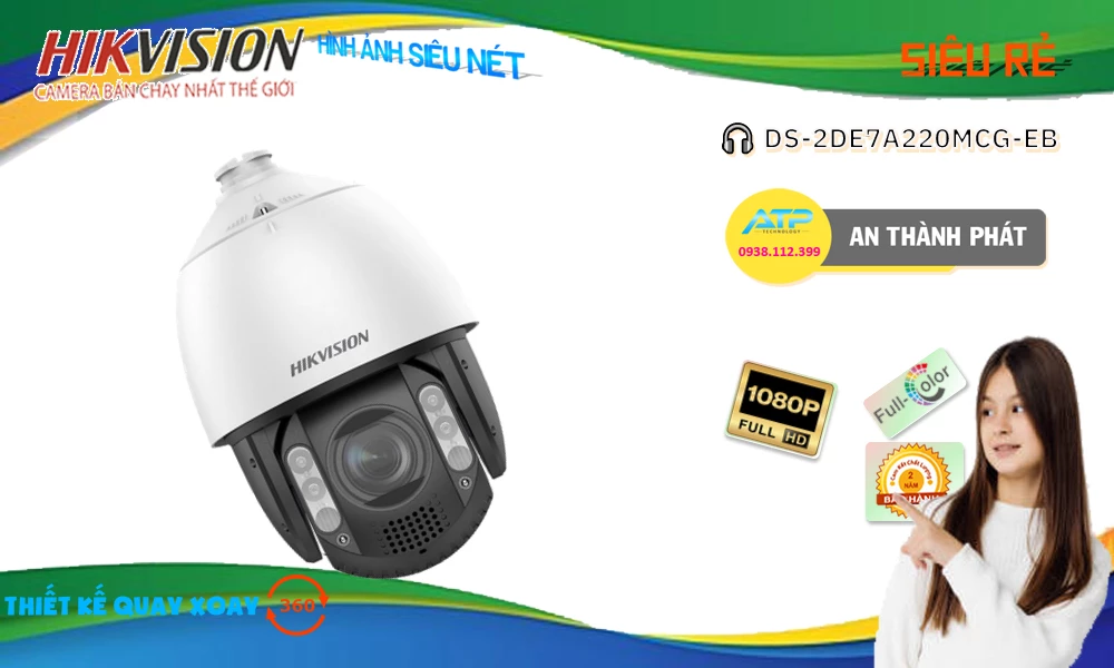 Camera DS-2DE7A220MCG-EB Đang giảm giá