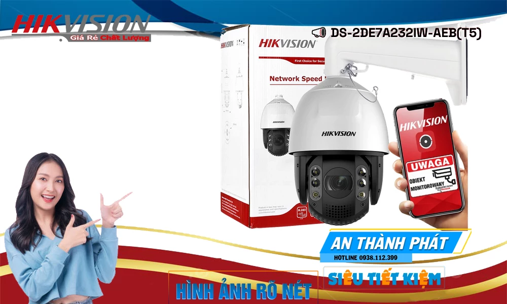 Hikvision DS-2DE7A232IW-AEB(T5) Sắc Nét