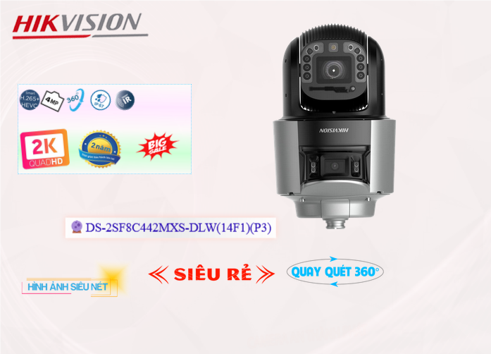 Camera Hikvision Chất Lượng DS-2SF8C442MXS-DLW 14F1 P3 Camera Hikvision Chất Lượng DS-2SF8C442MXS-DLW 14F1 P3