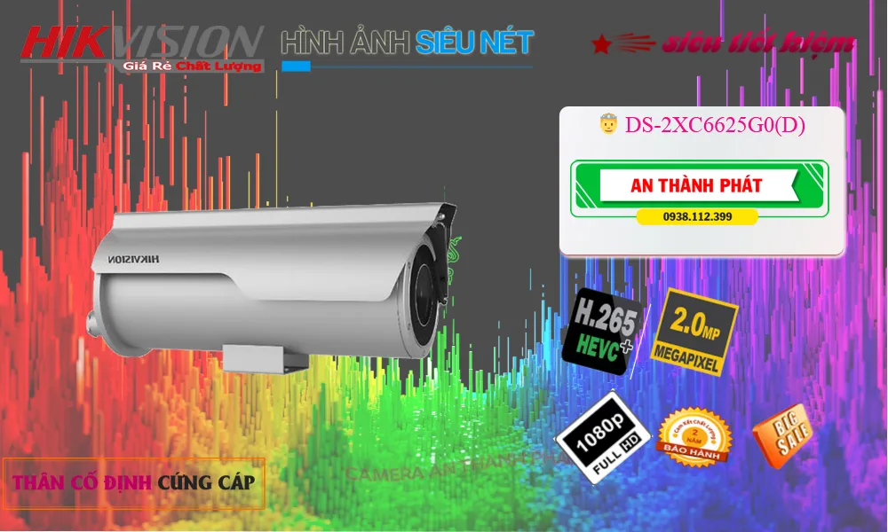 DS-2XC6625G0(D) Hikvision Thiết kế Đẹp ✅