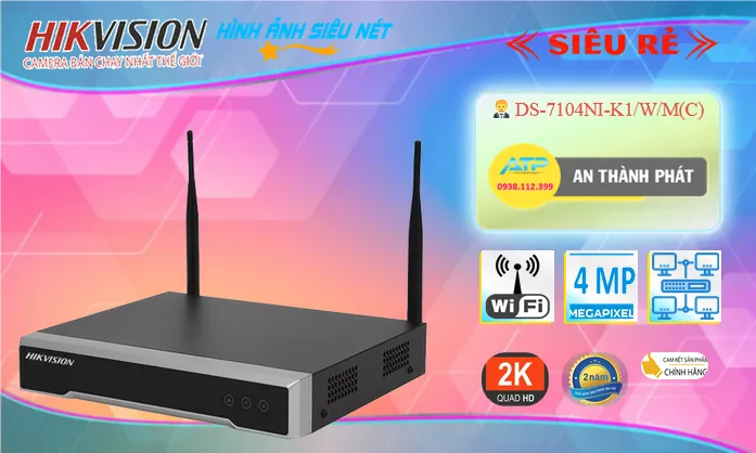 Đầu ghi dùng bộ NK44W0H Hikvision Tiết Kiệm