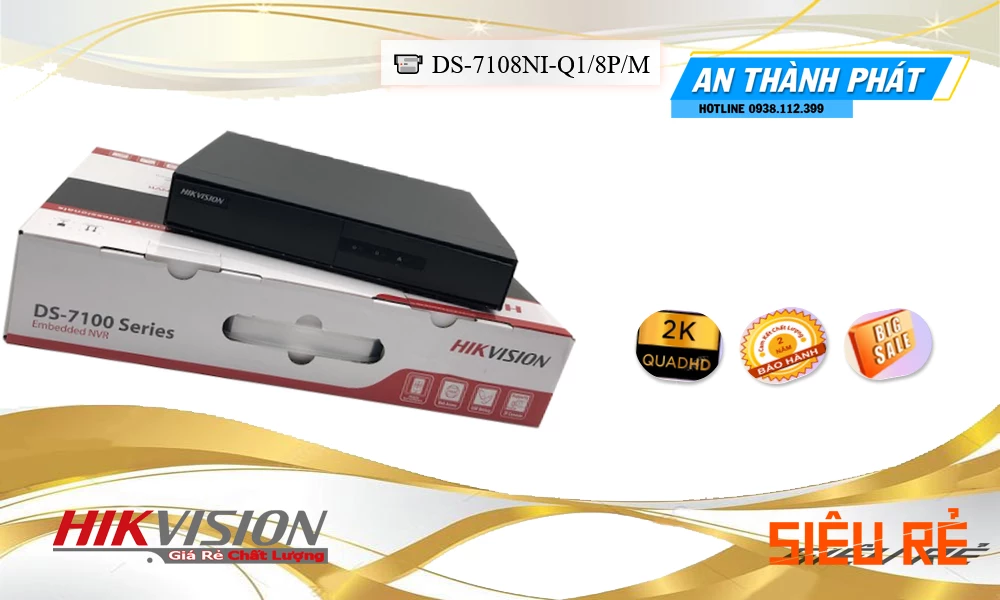 Đầu Ghi DS-7108NI-Q1/8P/M Công Nghệ Mới